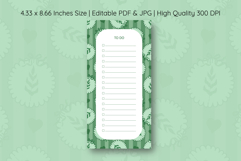 Fall Coquette Stripe To Do List | To do list Product Image 1