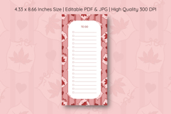 Fall Coquette Stripe To Do List | To do list Product Image 1