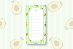 To do list template with Avocados | To do list Product Image 1