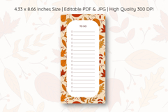 Vintage Fall To Do List Template | To do list Product Image 1