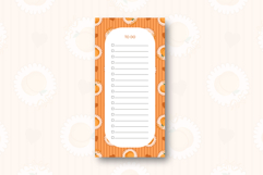 To do list template with Peach Stripe | To do list Product Image 1
