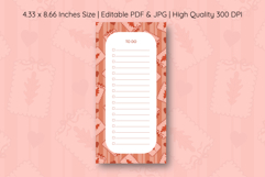 Fall Coquette Stripe To Do List | To do list Product Image 1