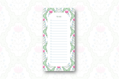 To do list template with Folk Flower | To do list Product Image 1