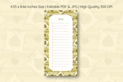 Fall Coquette Stripe To Do List | To do list Product Image 1