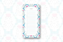 To do list template with Folk Flower | To do list Product Image 1