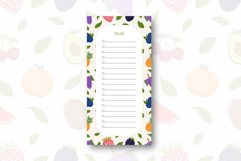 Summer Fruits To Do lIst Template | To do list Product Image 1