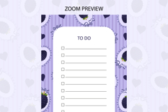 To do list template with blackberries stripe | To do list Product Image 3