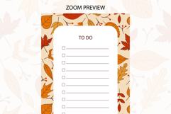 Vintage Fall To Do List Template | To do list Product Image 2