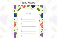 To do list template with Berries Stripe | To do list Product Image 2