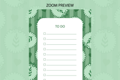 Fall Coquette Stripe To Do List | To do list Product Image 2
