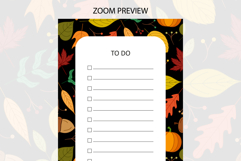 Fall To Do List Template | To do list Product Image 2