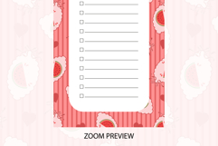 To do list template with Watermelon Stripe | To do list Product Image 3