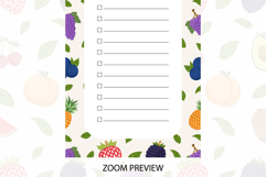 Summer Fruits To Do lIst Template | To do list Product Image 3