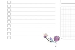 To Do Printable Floral Planner Product Image 3