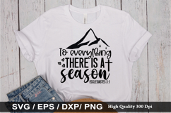 To everything there is a season SVG - Bible Verse Design Product Image 1