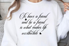 To have a friend and be a friend SVG, Friendshipe SVG D Product Image 1
