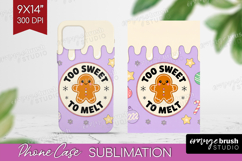 To Sweet To Melt Xmas Phone Case PNG Christmas Case PNG Product Image 1