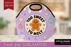 To Sweet To Melt Xmas Lunch Bag Christmas Lunch Bug PNG Product Image 1
