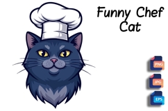 Funny Chef Cat - Hilarious Feline Cook Product Image 1