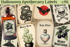 Halloween Apothecary Labels Bundle Product Image 1