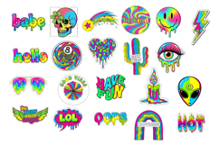 Acid Y2K stickers Product Image 2