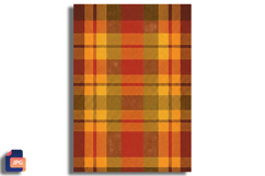 Rustic Plaid Background Warm Autumn Red Orange Mustard Product Image 1