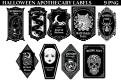 Halloween Apothecary Labels Bundle Product Image 1