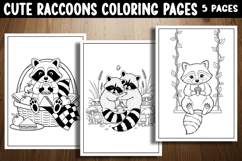 Cute Raccoon Coloring Pages | Adorable Raccoon Designs Product Image 1