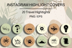 Instagram Highlight Covers for Travel| Wanderlust Icons for Product Image 1