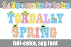 Toad-ally Spring Color Font Product Image 1