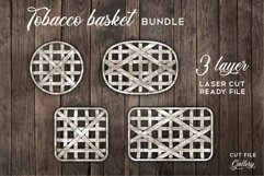 Tobacco basket cut file SVG bundle Product Image 1