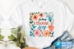 Today I Choose Joy Sublimation PNG Product Image 1