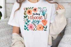 Today I Choose Joy Sublimation PNG Product Image 2