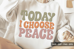 Today I Choose Peace - Inspirational Design Product Image 1