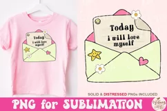 Today I Will Love Myself PNG, Self Love PNG Product Image 2