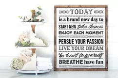 Motivational Quote svg - Subway Art Tile - Life Quote Product Image 2