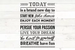 Motivational Quote svg - Subway Art Tile - Life Quote Product Image 3