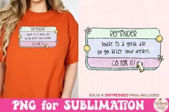 Today is a great day png, Mental Health Sublimation Product Image 4