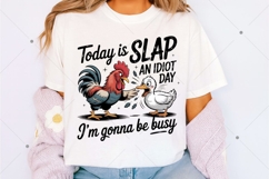 Today Is Slap An Idiot Day PNG, Funny Sarcastic Quote Product Image 3