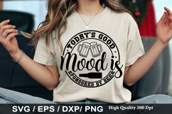 Funny Beer SVG Design - Today s good mood is sponsored by be Product Image 4