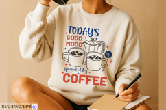 Coffee Quote Hand-drawn PNG SVG T-shirt Design Product Image 3