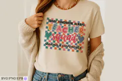 Inspirational Teacher Squad SVG PNG T-shirt Design Product Image 3