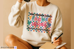 Inspirational Teacher Squad SVG PNG T-shirt Design Product Image 4