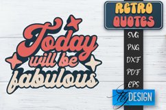 Retro Design | Retro Quotes | Quotes 80&#039;s SVG | SVG File v.2 Product Image 1