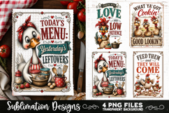 Funny Kitchen Towel 4 PNG Retro PNG Sublimation Product Image 4