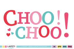 Choo choo birthday printable artwork for invitation and decor projects