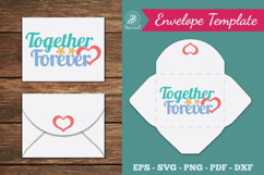 Together Forever Envelope Template Product Image 1
