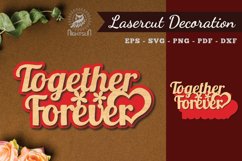 Together Forever Laser Cut Decoration Product Image 1