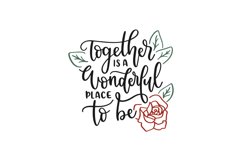 Together Is A Wonderful Place To Be SVG Cut File Product Image 1