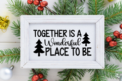Farmhouse Christmas Sign SVG Bundle | Holiday Decor Sign SVG Product Image 5